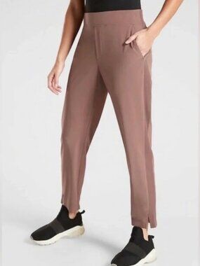 Athleta Brooklyn Ankle Pant Breathable Quick Dry UPF 50 Size 10
